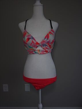 PINK Victoria's Secret White Padded Bikini Set